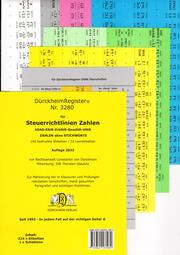 DürckheimRegister Nr. 3280 Steuerrichtlinien - Zahlen ohne Stichworte