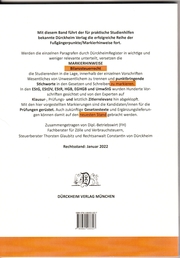 Bilanzsteuerrecht - Markierhinweise/Fußgängerpunkte für das Steuerberaterexamen, Dürckheim'sche Markierhinweise - Abbildung 1