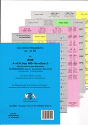 DürckheimRegister® Nr. 3419 für BMF Amtliches AO-Handbuch mit Stichworten aus der gesetzlichen Überschrift - Cover