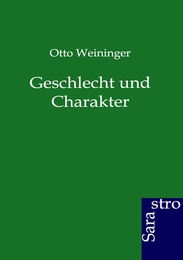 Geschlecht und Charakter - Cover