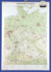Übersichtskarte Deutschland 1:750 000