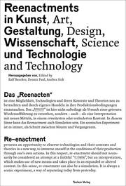Reenactments in Kunst, Gestaltung, Wissenschaft und Technologie - Cover