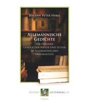 Alemannische Gedichte - Cover