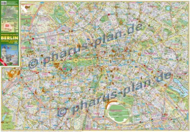 Pharus-Plan Berlin - Mittlere Ausgabe 1: 16 000 - Abbildung 1