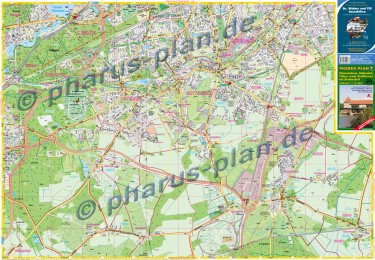 Pharus-Plan Kleinmachnow, Stahnsdorf, Teltow, Großbeeren mit Diedersdorf - Abbildung 2
