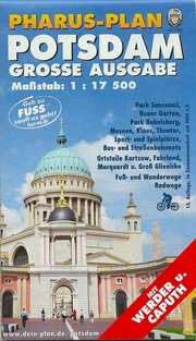 Pharus-Plan Potsdam - Große Ausgabe, Maßstab 1:17 500