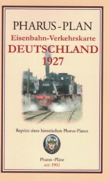 Eisenbahn-Verkehrskarte Deutschland 1927