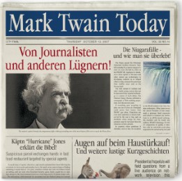 Mark Twain: Von Journalisten U