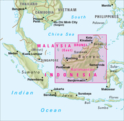 Nelles Map Landkarte Malaysia: East - Brunei - Indonesia: Kalimantan - Abbildung 1