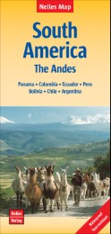 Nelles Map Landkarte South America: The Andes/Südamerika: Anden
