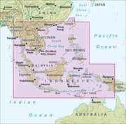 Nelles Map Landkarte Southeast Asia - Südostasien - Asie du Sud-Est - Sudeste Asiático - Abbildung 2