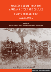 Sources and Methods for African History and Culture - Essays in Honour of Adam Jones - Cover