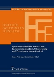 Sprachenvielfalt im Kontext von Fachkommunikation, Übersetzung und Fremdsprachenunterricht - Cover