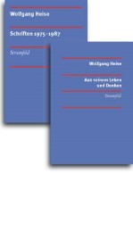 Wolfgang Heise: Schriften in zwei Bänden - Cover
