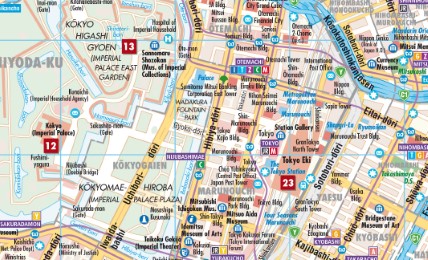 Tokyo, Tokio, Borch Map - Abbildung 3