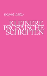 Kleiner Prosaische Schriften - Cover