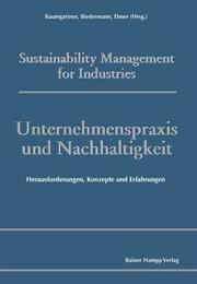 Unternehmenspraxis und Nachhaltigkeit - Cover