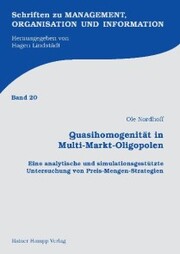 Quasihomogenität in Multi-Markt-Oligopolen - Cover
