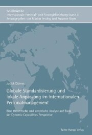 Globale Standardisierung und lokale Anpassung im internationalen Personalmanagement - Cover