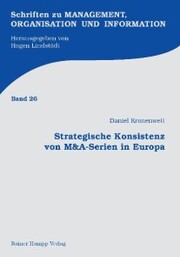Strategische Konsistenz von M&A-Serien in Europa - Cover