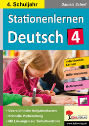 Stationenlernen Deutsch, Klasse 4 - Cover