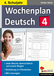 Wochenplan Deutsch / Klasse 4 - Cover