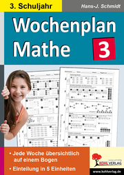 Wochenplan Mathe 3 - Cover