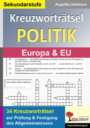 Kreuzworträtsel Politik - Europa & EU