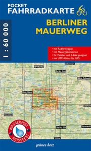 Pocket-Fahrradkarte Berliner Mauerweg