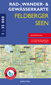 Rad-, Wander- und Gewässerkarte Feldberger Seen