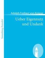 Ueber Eigennutz und Undank - Cover