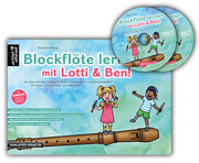 Blockflöte lernen mit Lotti & Ben + 2 Audio-CDs!