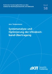 Systemanalyse und Optimierung der Ultrabreitband-Übertragung