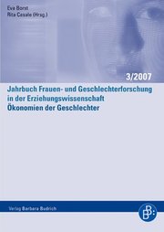 Ökonomien der Geschlechter - Cover