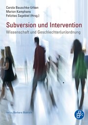 Subversion und Intervention - Cover