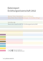 Datenreport Erziehungswissenschaft 2012 - Cover