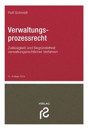 Verwaltungsprozessrecht - Cover