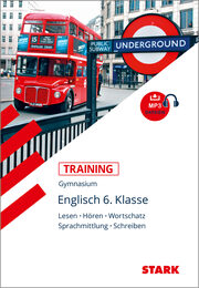 STARK Training Gymnasium - Englisch - 6. Klasse: Lesen, Schreiben, Hören, Wortschatz - Cover