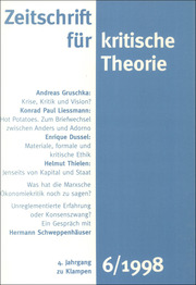 Zeitschrift für kritische Theorie 6