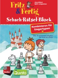 Fritz & Fertig Schach-Rätsel-Block: Kombinieren für Siegertypen - Cover