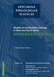 Studies on evidentiality marking in West and South Slavic