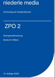 ZPO II - Zwangsvollstreckung - 2022 - Cover