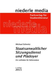 Staatsanwaltlicher Sitzungsdienst und Plädoyer - Cover