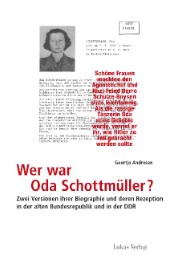 Wer war Oda Schottmüller?