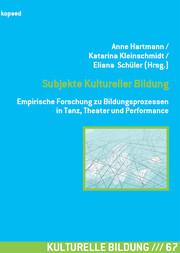 Subjekte Kultureller Bildung - Cover