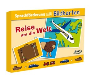 Sprachförderung mit Bildkarten 'Reise um die Welt' - Cover