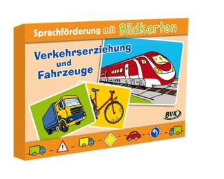 Sprachförderung mit Bildkarten Verkehrserziehung und Fahrzeuge