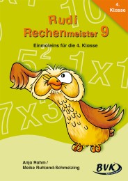 Rudi Rechenmeister 9 – Einmaleins für die 4. Klasse - Cover