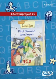 Literaturprojekt zu Angelika Glitz 'Pirat Seewolf lernt lesen' - Cover