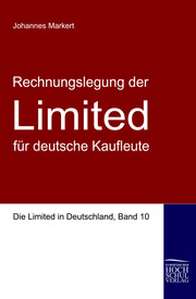 Rechnungslegung der 'Limited' für deutsche Kaufleute